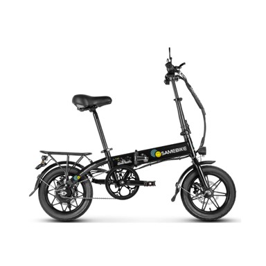 SAMEBIKE Električni bicikl YINYU14 mini, 350W, 7.8Ah, 14", crna